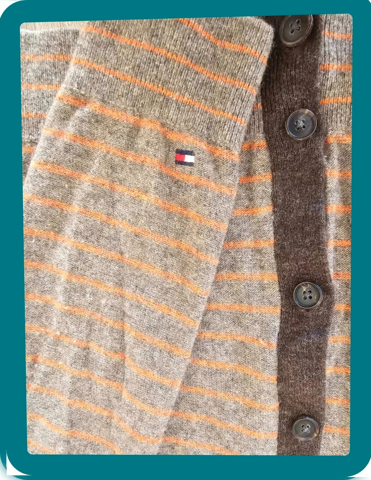 Cardigan tommy Hilfiger de lana de cordero Talla M – photo 4